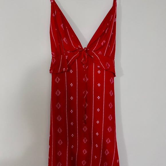 Salty Lemon Mini Red Dress - Size Large - Excellent Condition - Picture 3 of 6